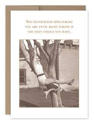 “You never know how strong” Shannon Martin card