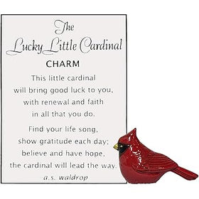 The Christmas Cardinal Charm