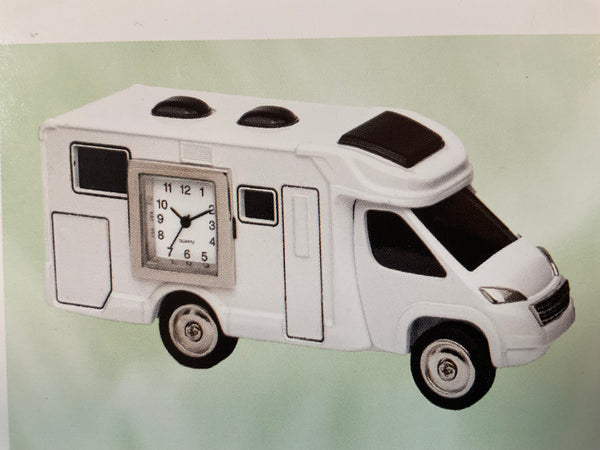 White RV Clock