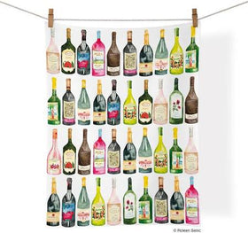 Wine Cellar Cotten Tea Towel