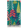 Holiday Tea Towel and Cutting Board by Karma - “Merry Everything”