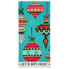 Holiday Tea Towel and Cutting Board by Karma - “Let’s Get Jolly”