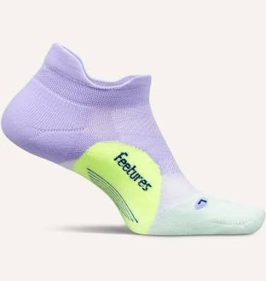 Elite Light Cushion no show socks by Feetures “Lavender Rush”