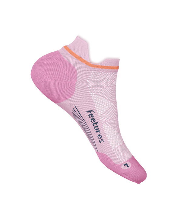 Elite Max cushion no show socks by Feetures- “Pink Blitz”