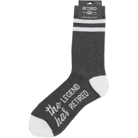 Men’s The Legend has Retired Crew Socks