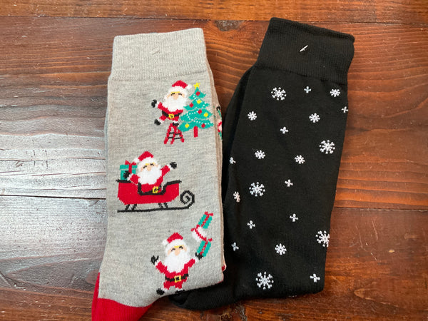 Men’s Christmas socks ( misc) - Jilly's Socks 'n Such