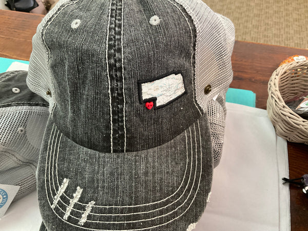 Nebraska Map Hat