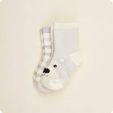 Kids Warmies Sock Set - Marshmallow Bear