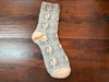 Women’s Blue Textured Socks
