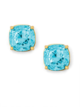 Crystal Stud Earring with 18k Gold-Plated Accents