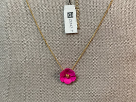 Small Flower Pendant Necklace