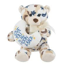 Love You to the Moon Bear by Ganz - Jilly's Socks 'n Such
