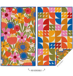 Microfiber Reversible Towel by Werkshoppe - Jilly's Socks 'n Such