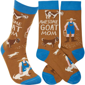 Awesome goat mom Socks - One Size