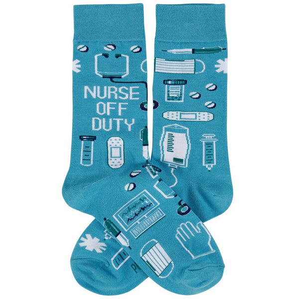 Nurse off duty Socks - One Size - Jilly's Socks 'n Such