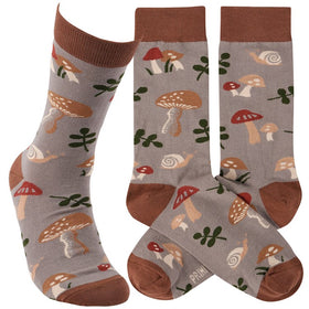 Mushroom Toss Socks - One Size