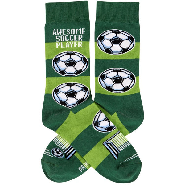 Awesome soccer player Socks - One Size - Jilly's Socks 'n Such