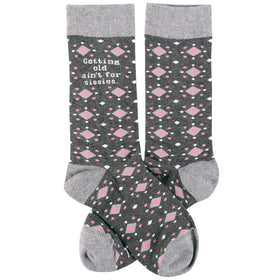 Getting old ain’t for sissies Socks - One Size
