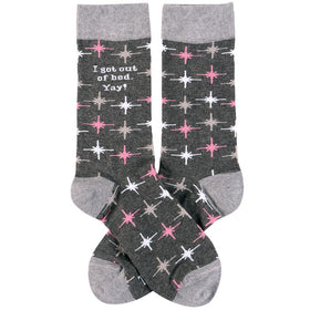 I got out of bed Yay! Socks - One Size