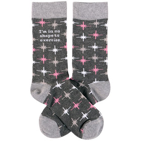 I’m in no shape to exercise Socks - One Size