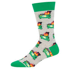 Women’s Dumpster Fire Socks - Jilly's Socks 'n Such