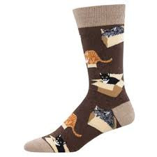 Men's Cat in a Box Socks