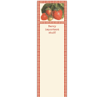 “Berry Important Stuff”” Magnetic List Pad - Jilly's Socks 'n Such