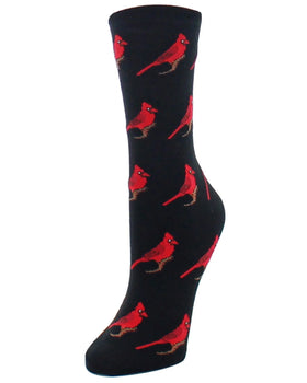 Women’s Cardinal Bamboo Socks