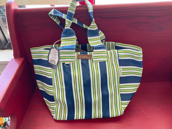 Sun N Sand Oversized Striped Mesh Totes - Jilly's Socks 'n Such