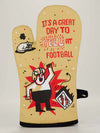 It’s a Great Day to Yell at Football Oven Mitt - Jilly's Socks 'n Such