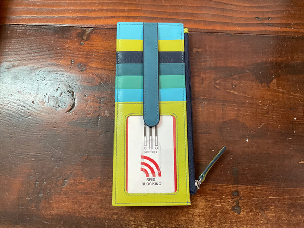 ILI Doubled Sided LONG Credit Card Holder -  Assort. - Jilly's Socks 'n Such