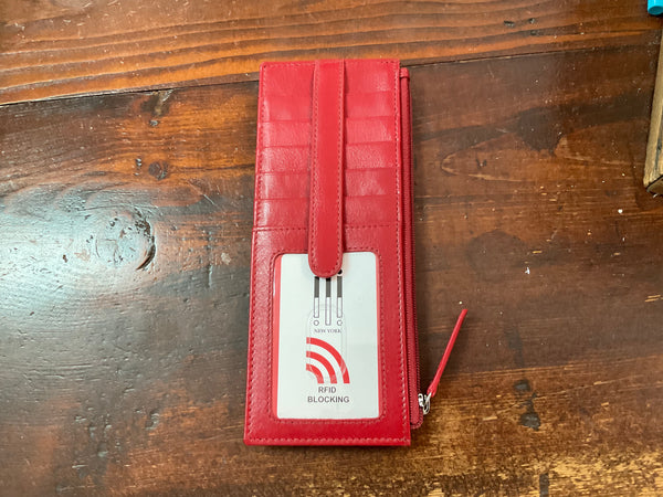 ILI Doubled Sided LONG Credit Card Holder -  Assort. - Jilly's Socks 'n Such