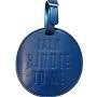 Golf Tee Bag Tag / “Talk Birdie to Me” (blue)