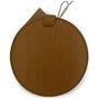 Golf Tee Bag Tag / “Eagle, Birdie, Par, Beer” (brown)