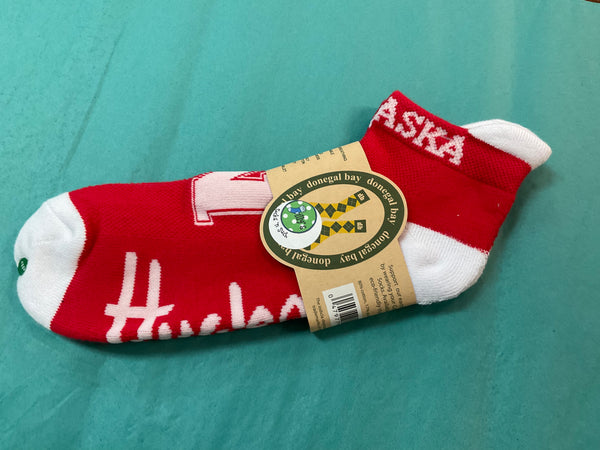 Nebraska Footie Socks , donegal bay - Jilly's Socks 'n Such