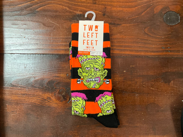 Halloween “Let me be Frank” Two Left Feet - Jilly's Socks 'n Such