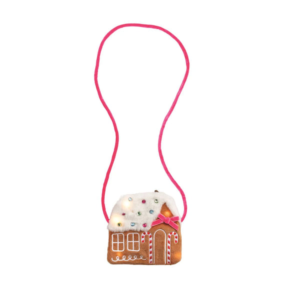 Light Up Gingerbread House Purse