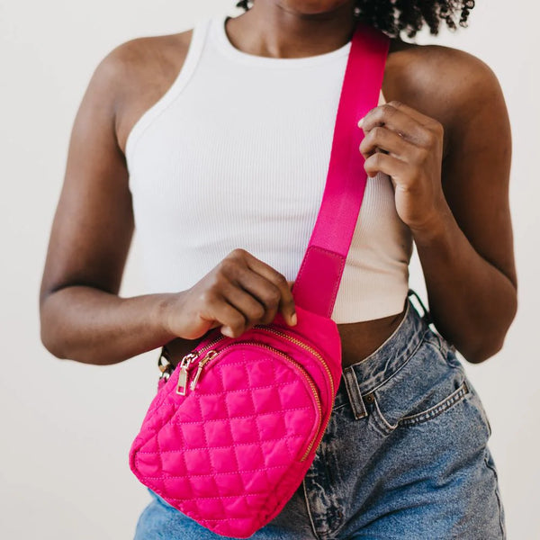 Pretty Simple Puffer SLING Bag - Jilly's Socks 'n Such