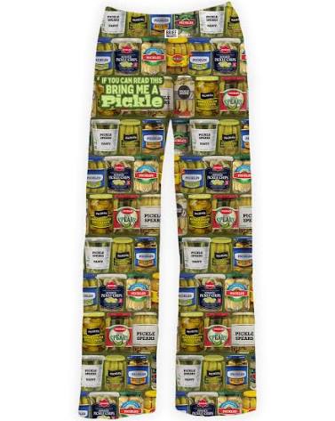 Lounge Pants by Brief Insanity “Pickles”