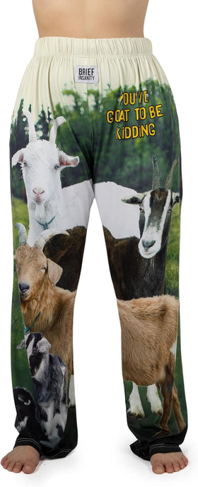 Lounge Pants by Brief Insanity “You’ve Goat to be Kidding Me”