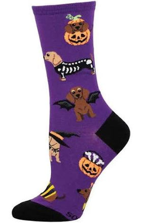 Women’s Halloween Dogs Socks