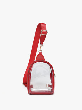 Jen & Co- Ellen Clear Sling - red
