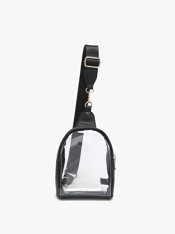 Jen & Co- Ellen Clear Sling - black