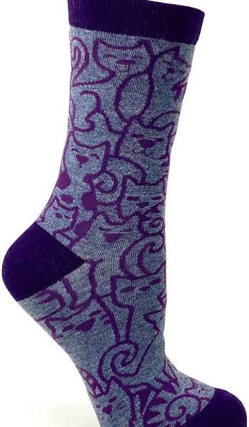 Cars Cats Cars Women’s Crew Sock