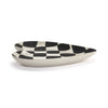 Heart Spoon Rest Black White Checker - Jilly's Socks 'n Such