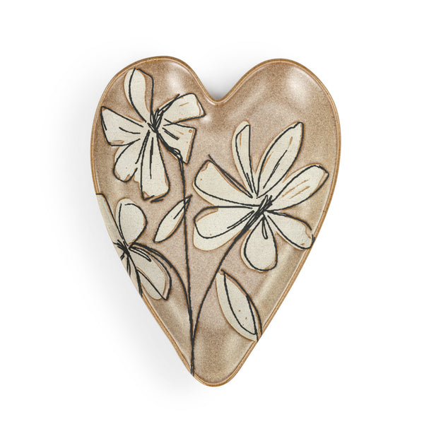 Magnolia Heart Spoon Rest - Jilly's Socks 'n Such