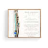 Beaded Love Bracelet- Turquoise - Jilly's Socks 'n Such