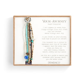 Your Journey Beaded Love Bracelet- Turquoise