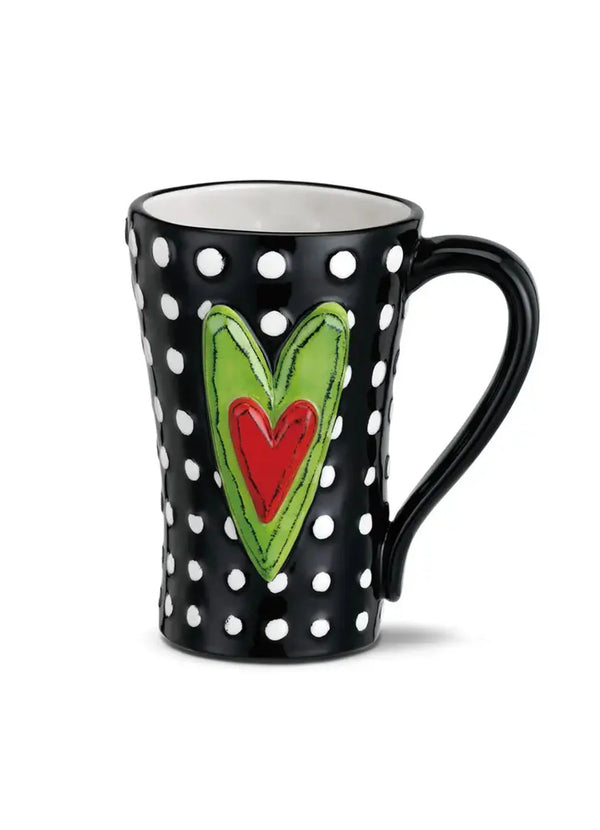 White Dots Mug by Demdaco - Jilly's Socks 'n Such