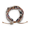Beaded Love Bracelet- Gray - Jilly's Socks 'n Such